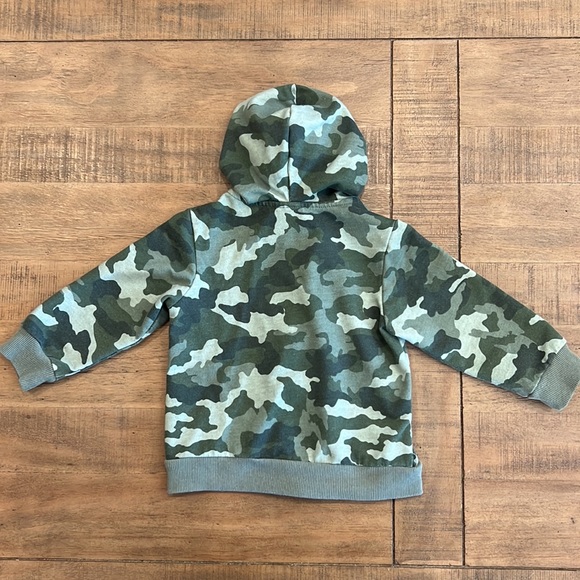FIRST IMPRESSIONS Camouflage Zip Up Hoodie - Picture 2 of 6